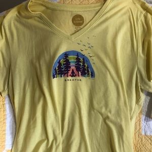 Life is Good “Breathe” shirt